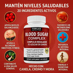 BLOOD SUGAR COMPLEX™ - COMPLEJO REGULADOR DE AZÚCAR EN SANGRE + ENVÍO GRATIS📦